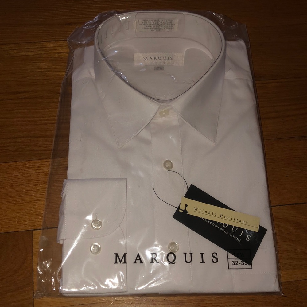 Marquis Wrinkle Resistant Men’s Dress Shirt - NWT